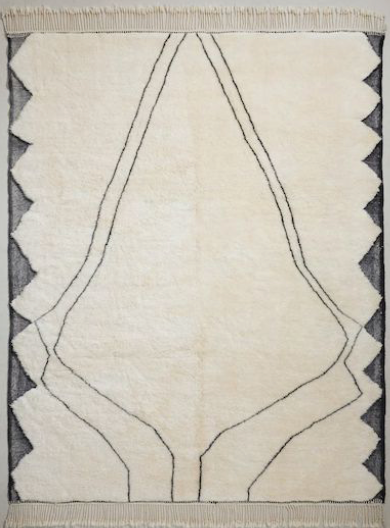 2nd Custom made Luxury Shag Moroccan Rug for mlkstudio.com - 9x12 - TrendAura