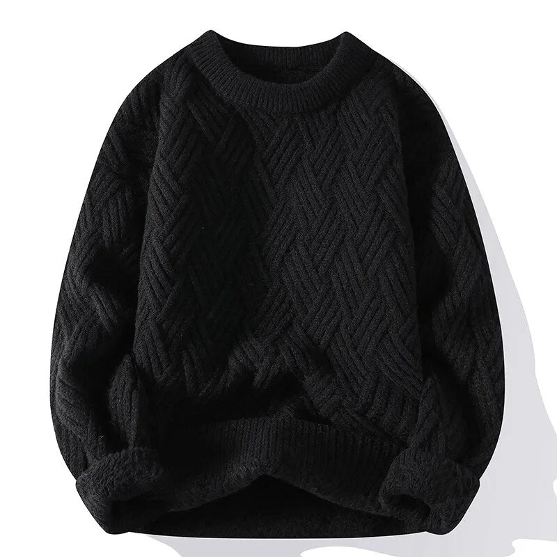 Gael Vintage Cable Knit Sweater By TrendAura Soft Textured Knit For Cozy Layering And Timeless Style