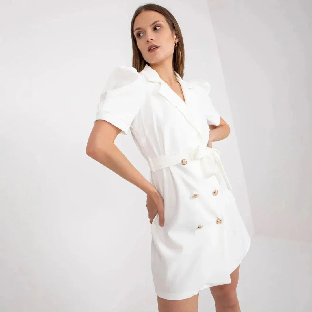 Paula Puff Sleeve Blazer Mini Dress
