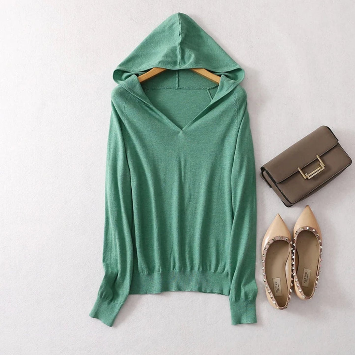 Gabrielle Classic Cashmere Hoodie