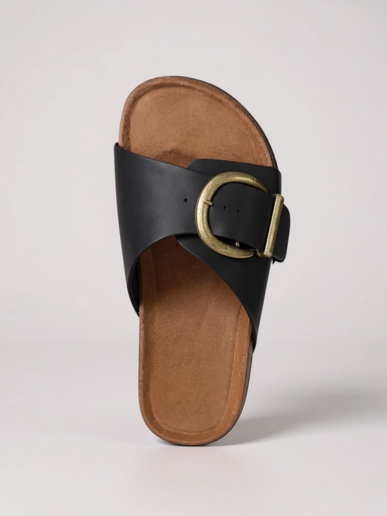 Women's Cushioned Adjustable Buckle Slides with Comfortable Fit and Versatile Design - TrendAura