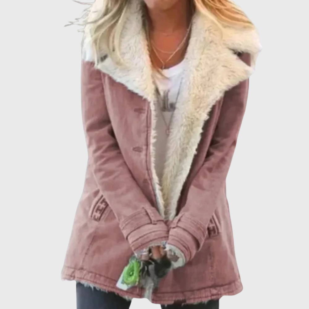 Women's Winter Coat with Insulated Lining and Hood