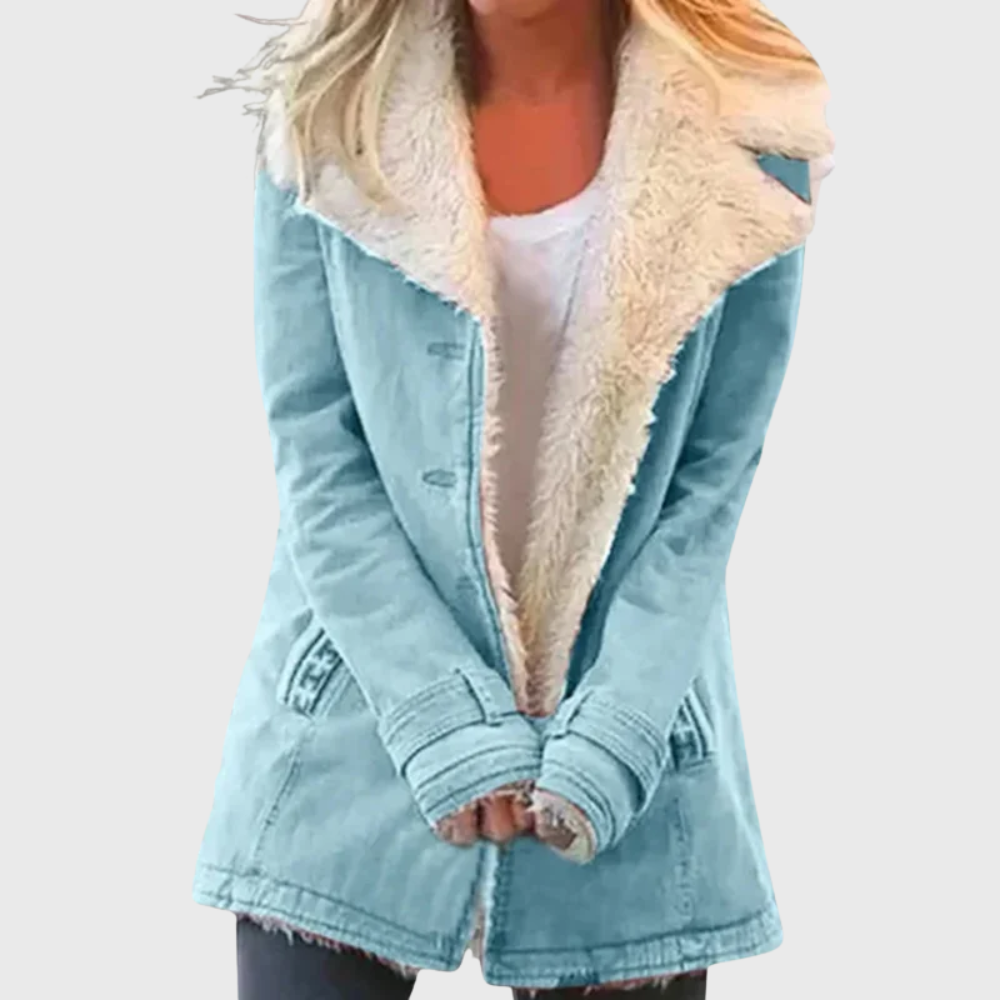 Women's Winter Coat with Insulated Lining and Hood