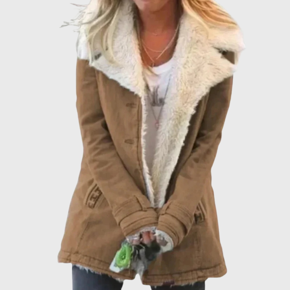 Women's Winter Coat with Insulated Lining and Hood