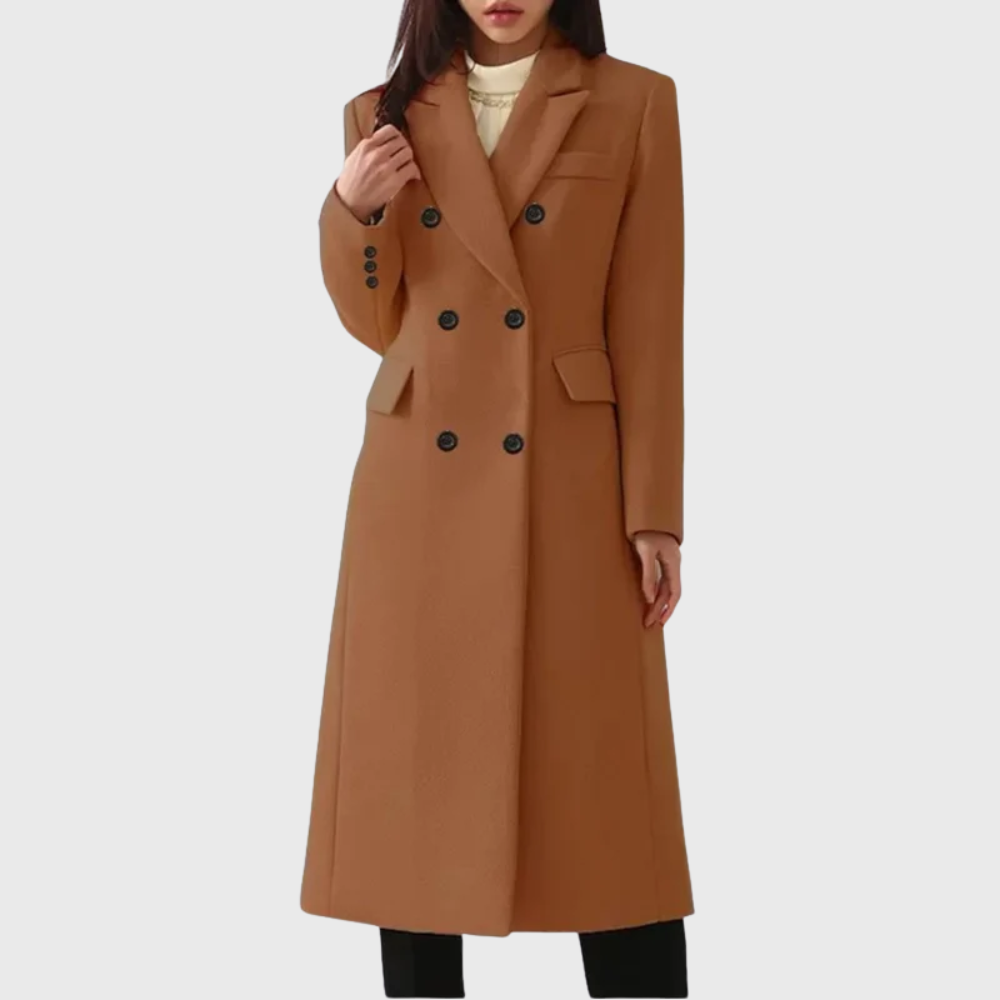 Women's Overcoat with Insulated Design and Full-Length Coverage