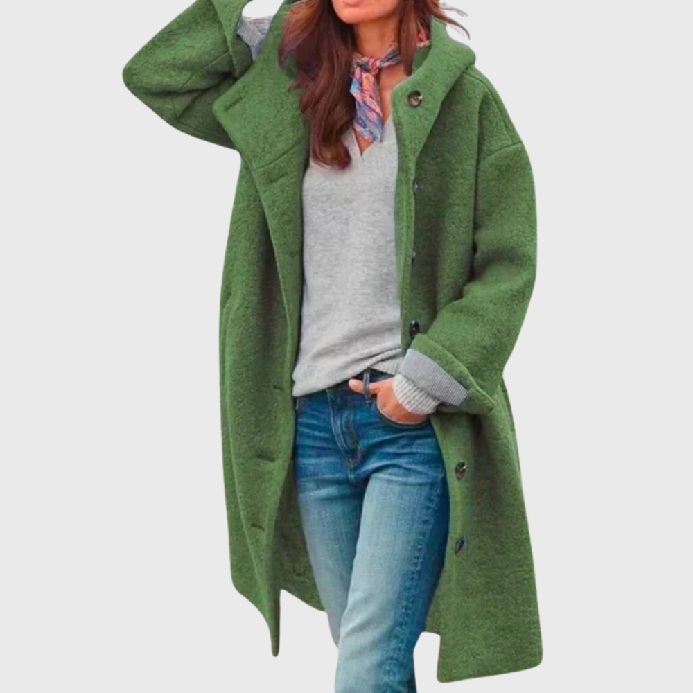 Women's Classic Coat with Timeless Design and Versatile Style