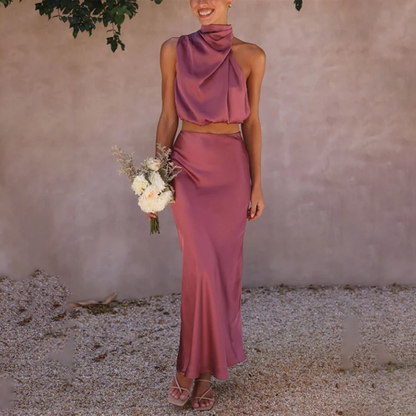 Women's Maxi Skirt and Top Set