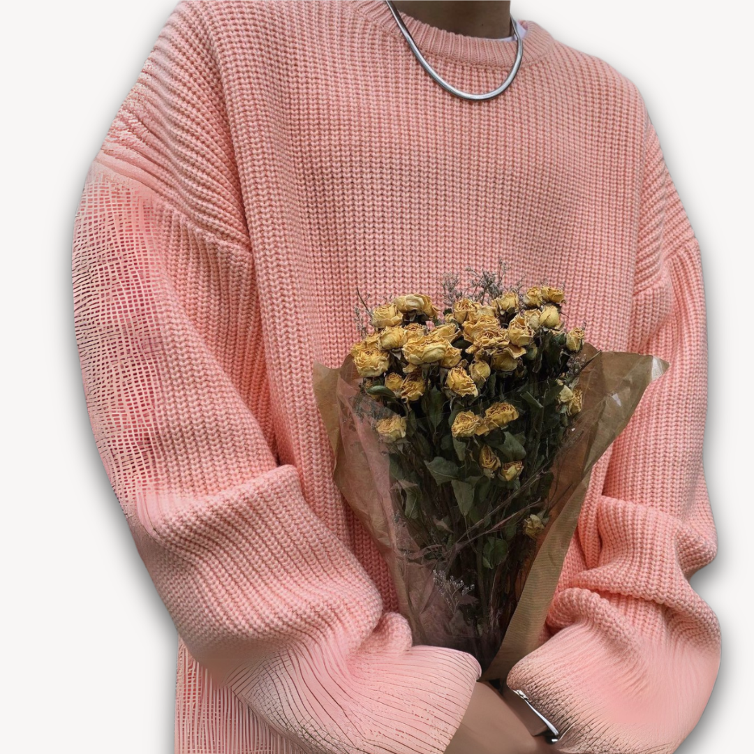 Men's Oversized Sweater Cozy Winter Wear For Effortless Layering Everyday Comfort And Rugged Style