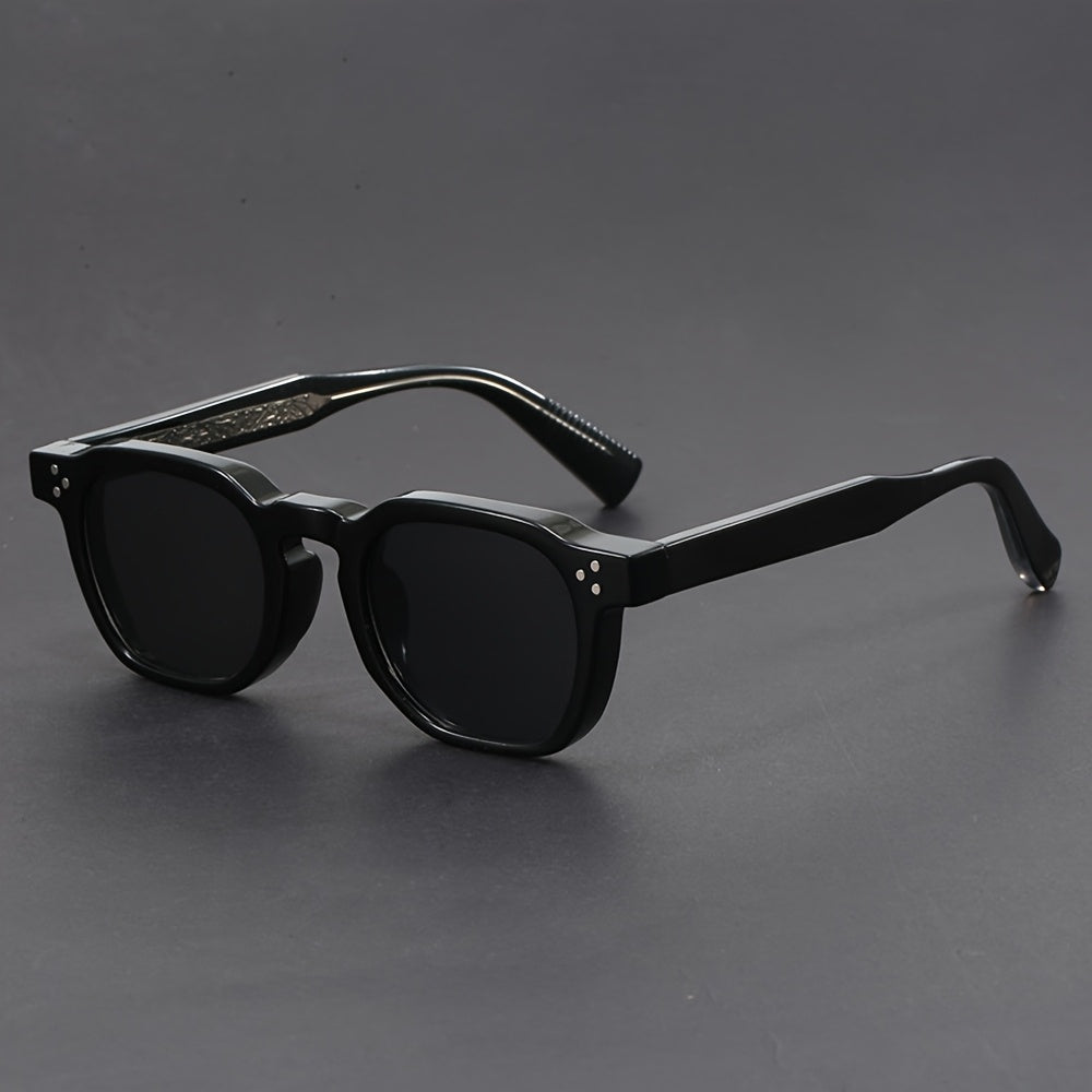 Polygonal Sunglasses For Men With Unique Polygonal Design In Retro Boho Style For Fashion Forward Men