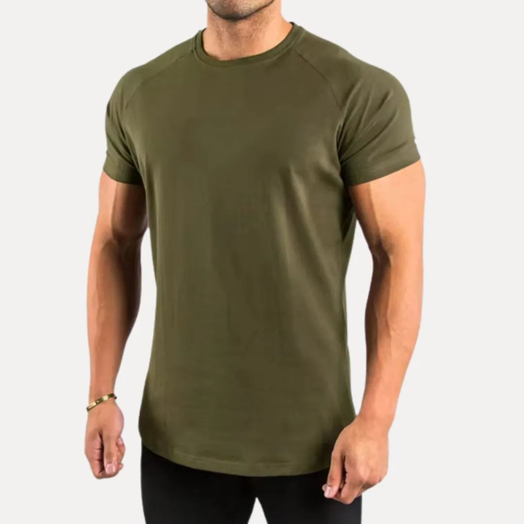 TrendAura Premium Mens Muscle Fit T Shirt Athletic Tee Sweat Wicking Stretch Cotton Blend