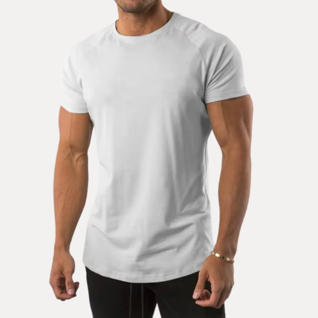 TrendAura Premium Mens Muscle Fit T Shirt Athletic Tee Sweat Wicking Stretch Cotton Blend