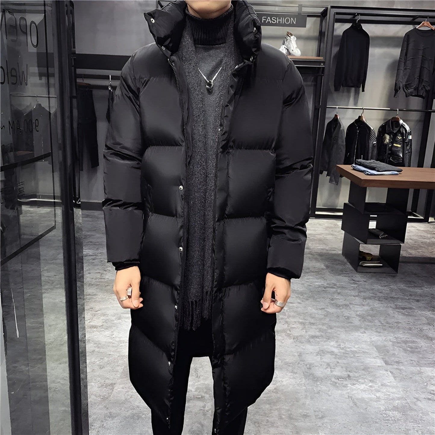 Men's Premium Winter Parka With Ultimate Warmth And Windproof Durability For Everyday Adventurers