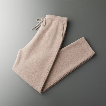 Premium Australian Merino Wool Men Pullover And Pants Set With Breathable Softness And Seamless Comfort For Cold Weather