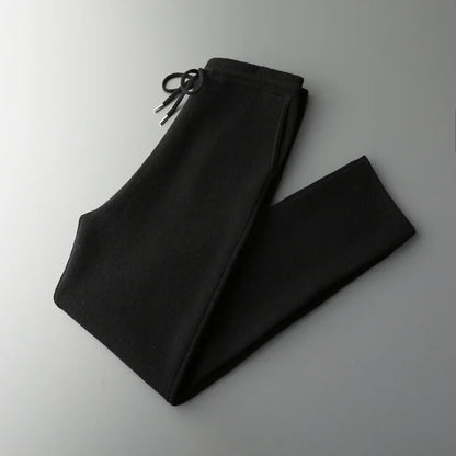 Premium Australian Merino Wool Men Pullover And Pants Set With Breathable Softness And Seamless Comfort For Cold Weather