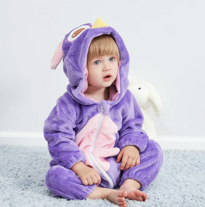 JungleBuddies Baby Onesies Adorable Hooded Animal Outfits Soft Breathable Comfort For Toddlers