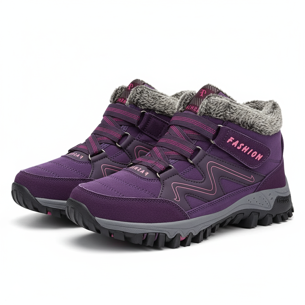 Women's Waterproof Boots with Supportive Design and Durable Construction