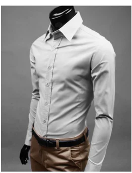 Men's Casual Long Sleeve Shirt Relaxed Fit Button Down