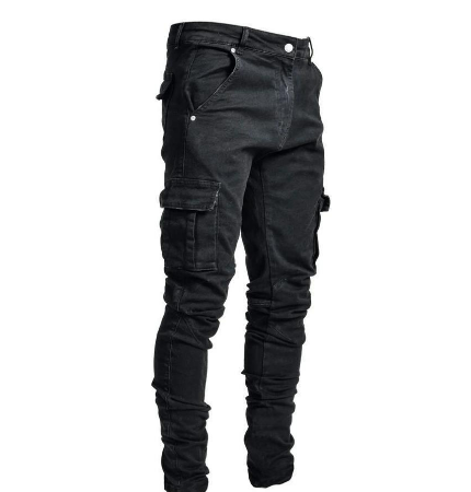 Julian Men Slim Fit Cargo Pants With Multi Pocket Design For Urban Casual Wear By TrendAura