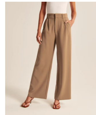 Kelly Wide Leg Pants For Women High Waist Flattering Silhouette In Elegant Fabric For Formal Occasions