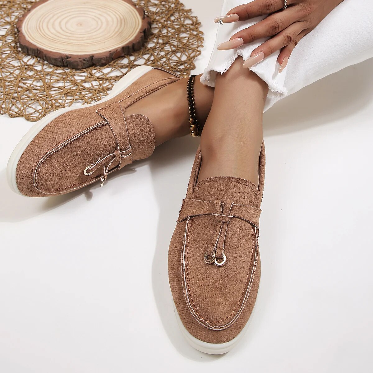 Kestrel Moccasins For Women All Day Comfort In Soft PU Suede Leather Look Luxury Casual Shoes