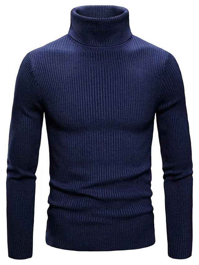 Men's Classic Knitted Sweater by Modern Style for Men Timeless Structured Knitwear for Everyday Sophistication