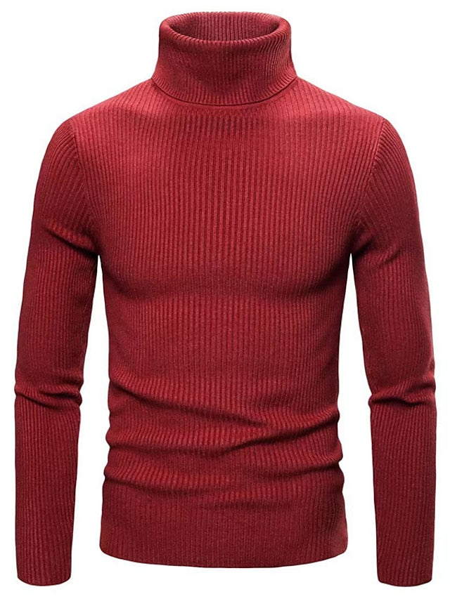Men's Classic Knitted Sweater by Modern Style for Men Timeless Structured Knitwear for Everyday Sophistication