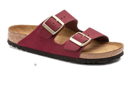 TrendAura | Premium Leather Slip-On Sandals