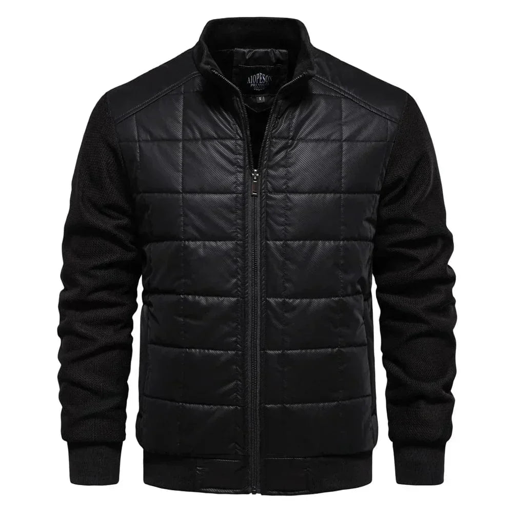 Liv Quilted Jacket For Men With Water Repellent Warmth And Wind Protection Classic Elegant Design