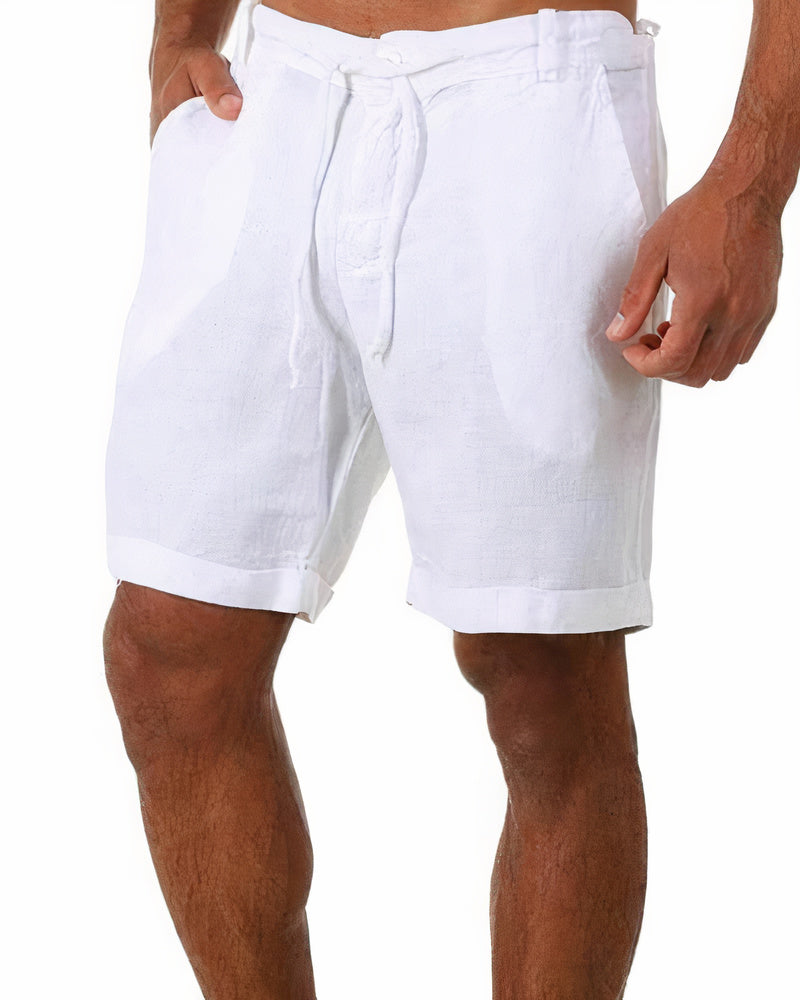 Short linen for men - Lunari