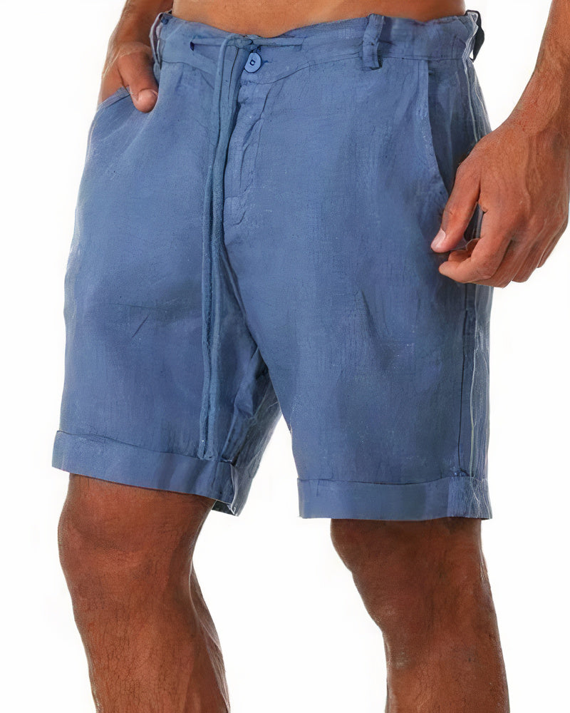 Short linen for men - Lunari