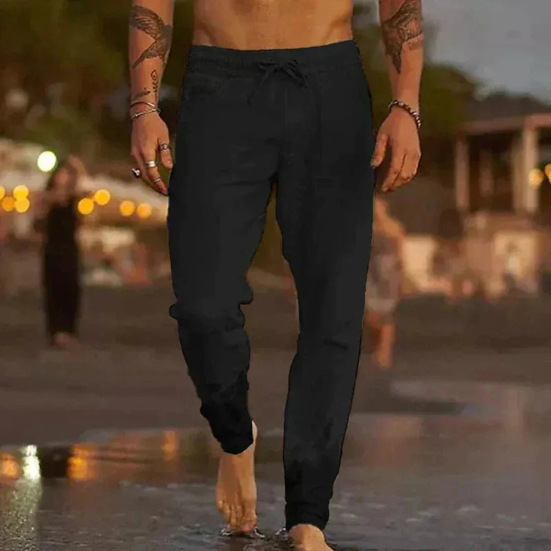 Ramson Tapered Linen Pants