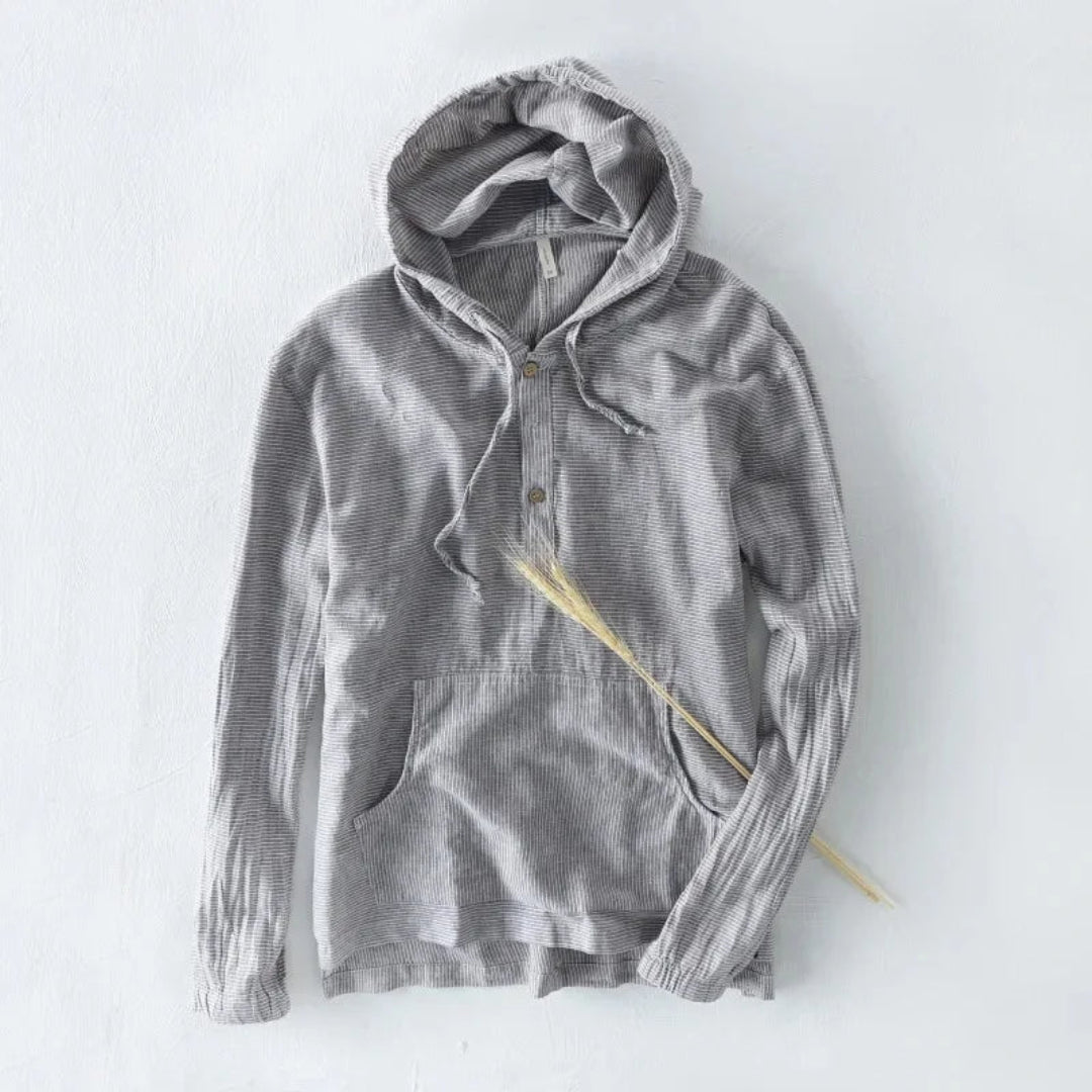Rana Hooded Button-Up Shirt