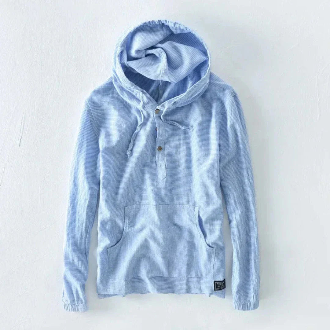 Rana Hooded Button-Up Shirt