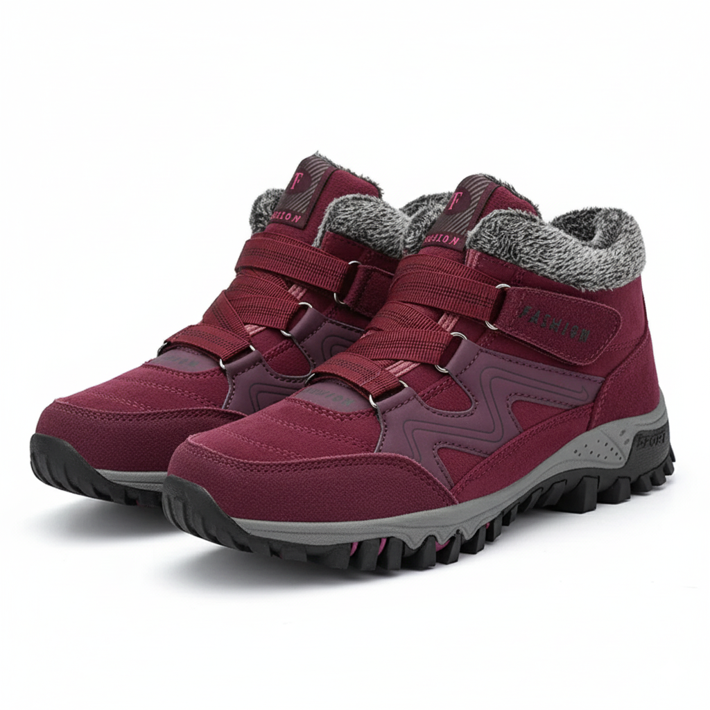 Women's Waterproof Boots with Supportive Design and Durable Construction