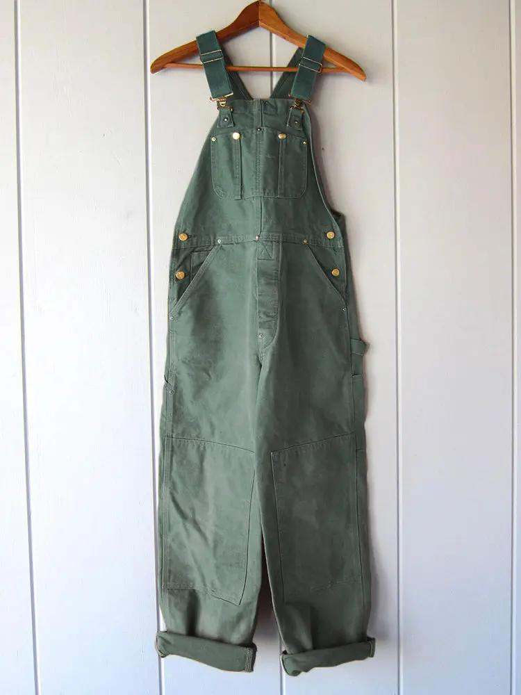 Relaxed Fit Denim Overalls for Women – Stylish & Functional Plus Size Option