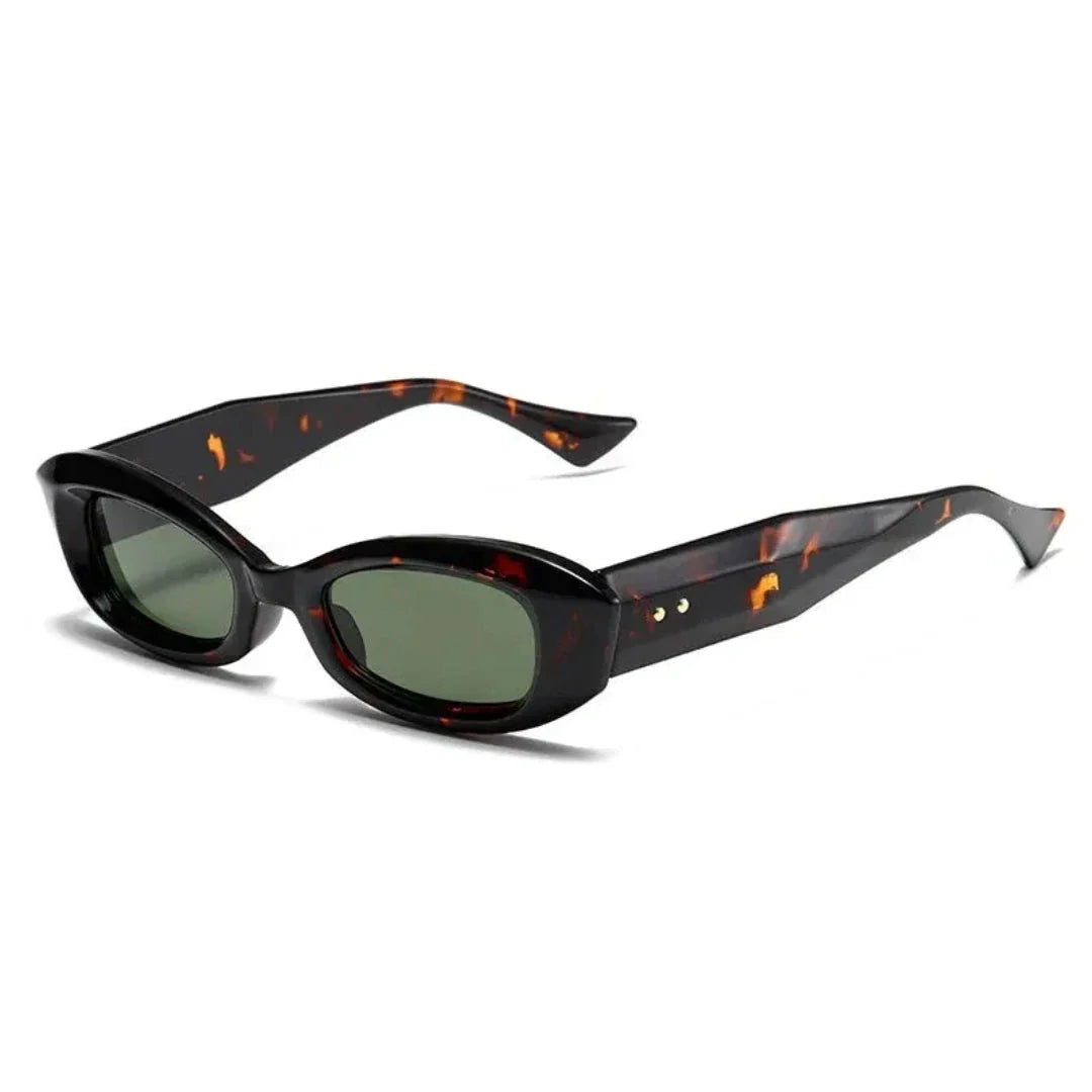 Renee Rectangular Bold Frame Sunglasses