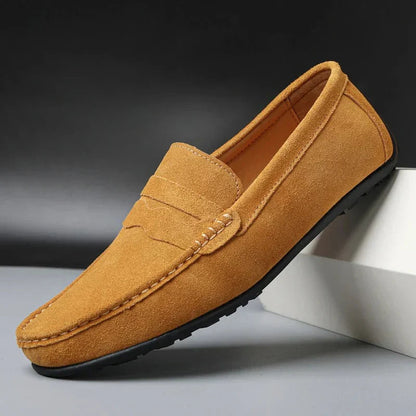 TrendAura | Retro Suède Loafers For Men