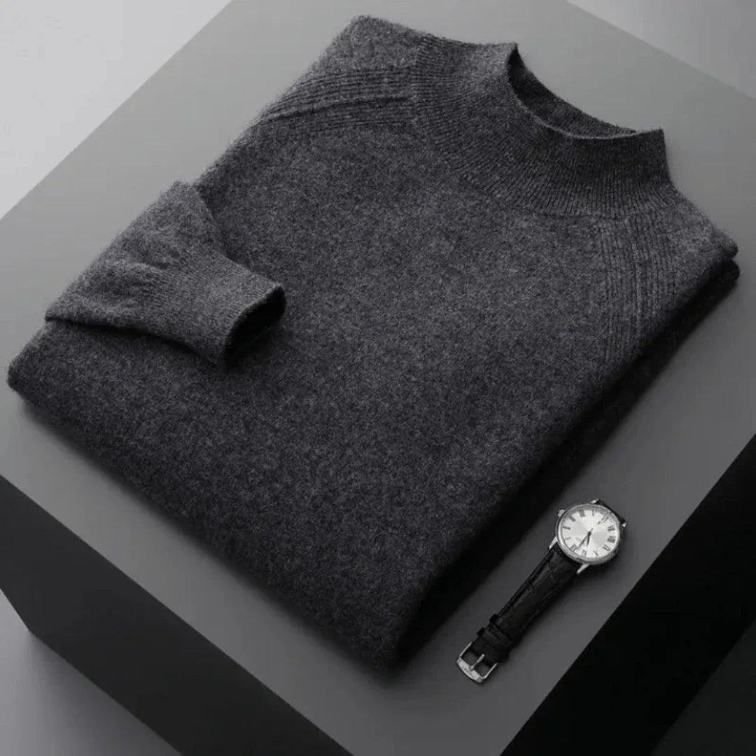 Rhys Cashmere Mock Neck Sweater