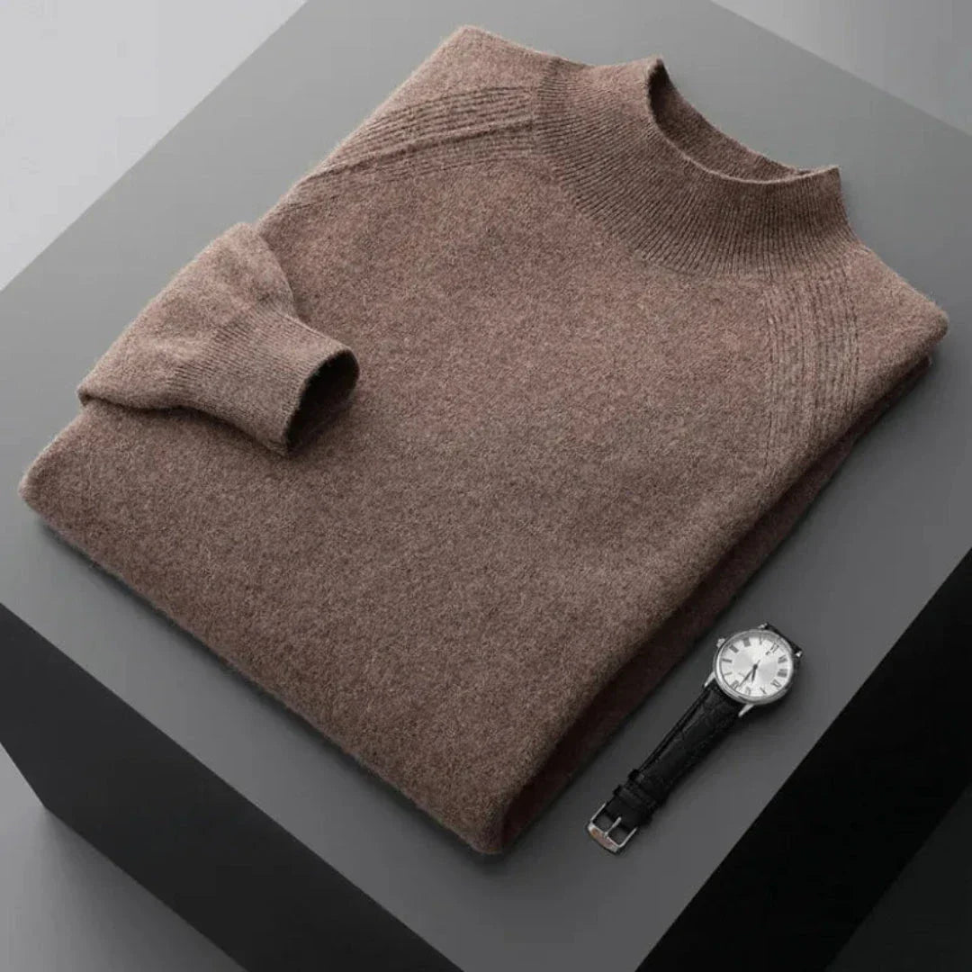Rhys Cashmere Mock Neck Sweater