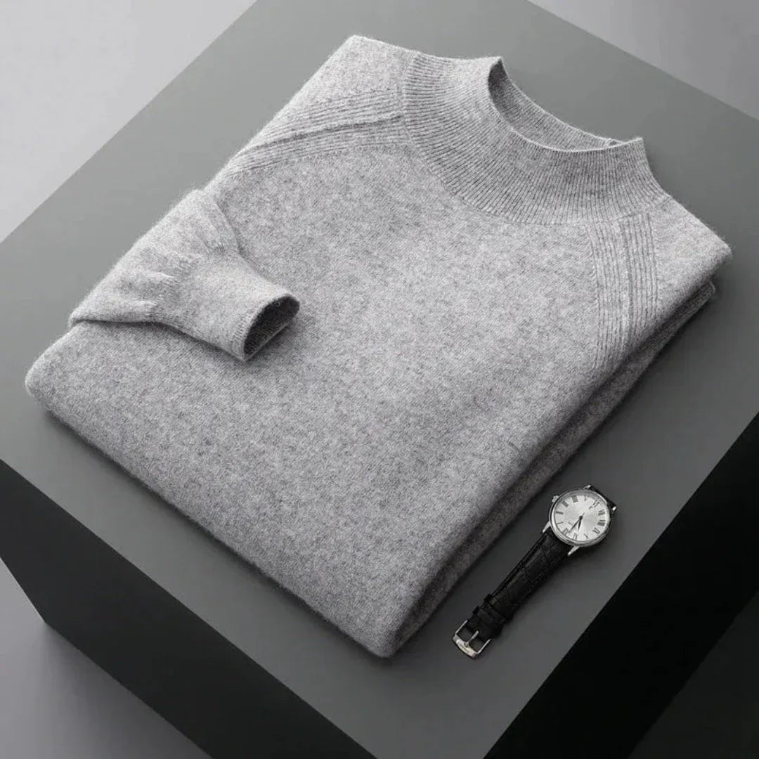 Rhys Cashmere Mock Neck Sweater
