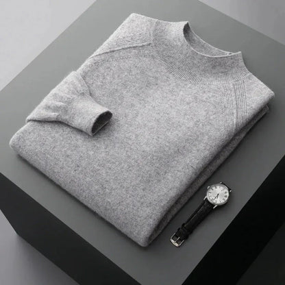 Rhys Cashmere Mock Neck Sweater