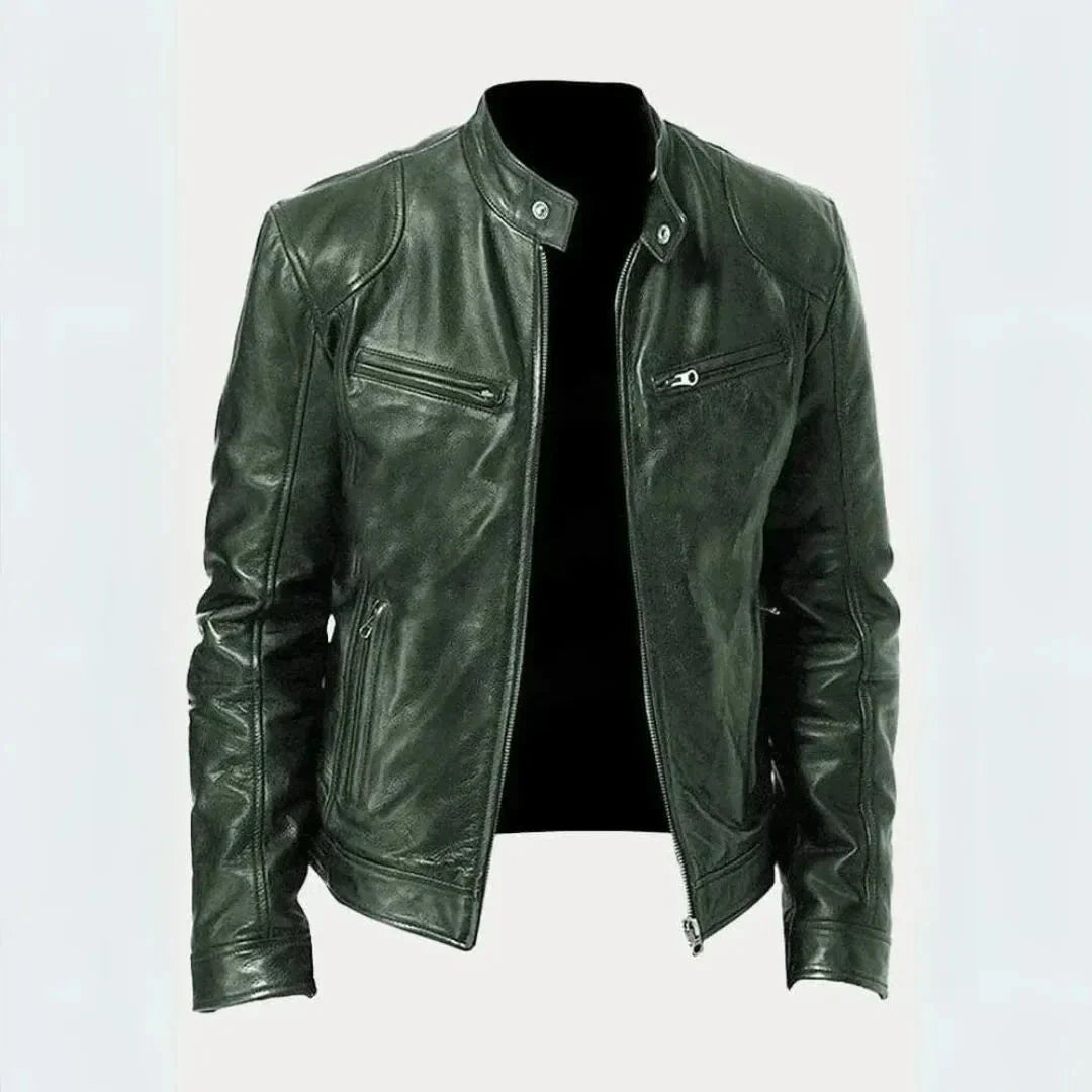 Roger Leather Moto Jacket