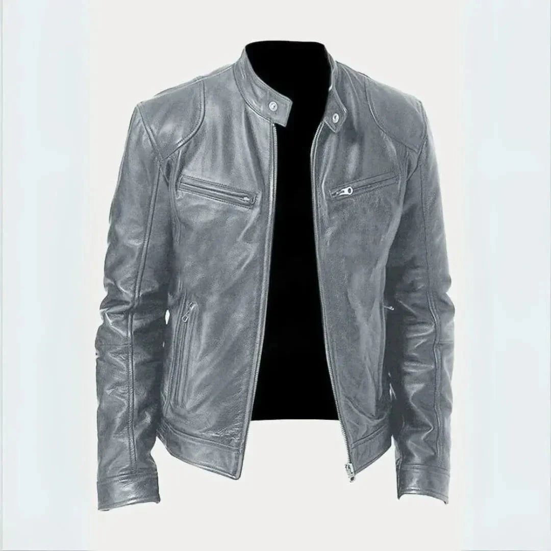 Roger Leather Moto Jacket