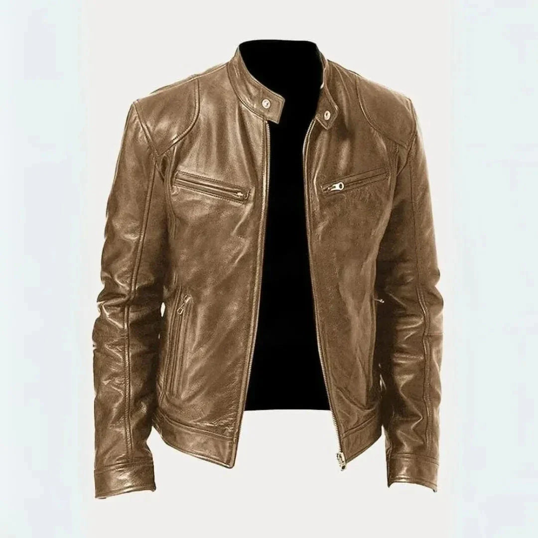 Roger Leather Moto Jacket