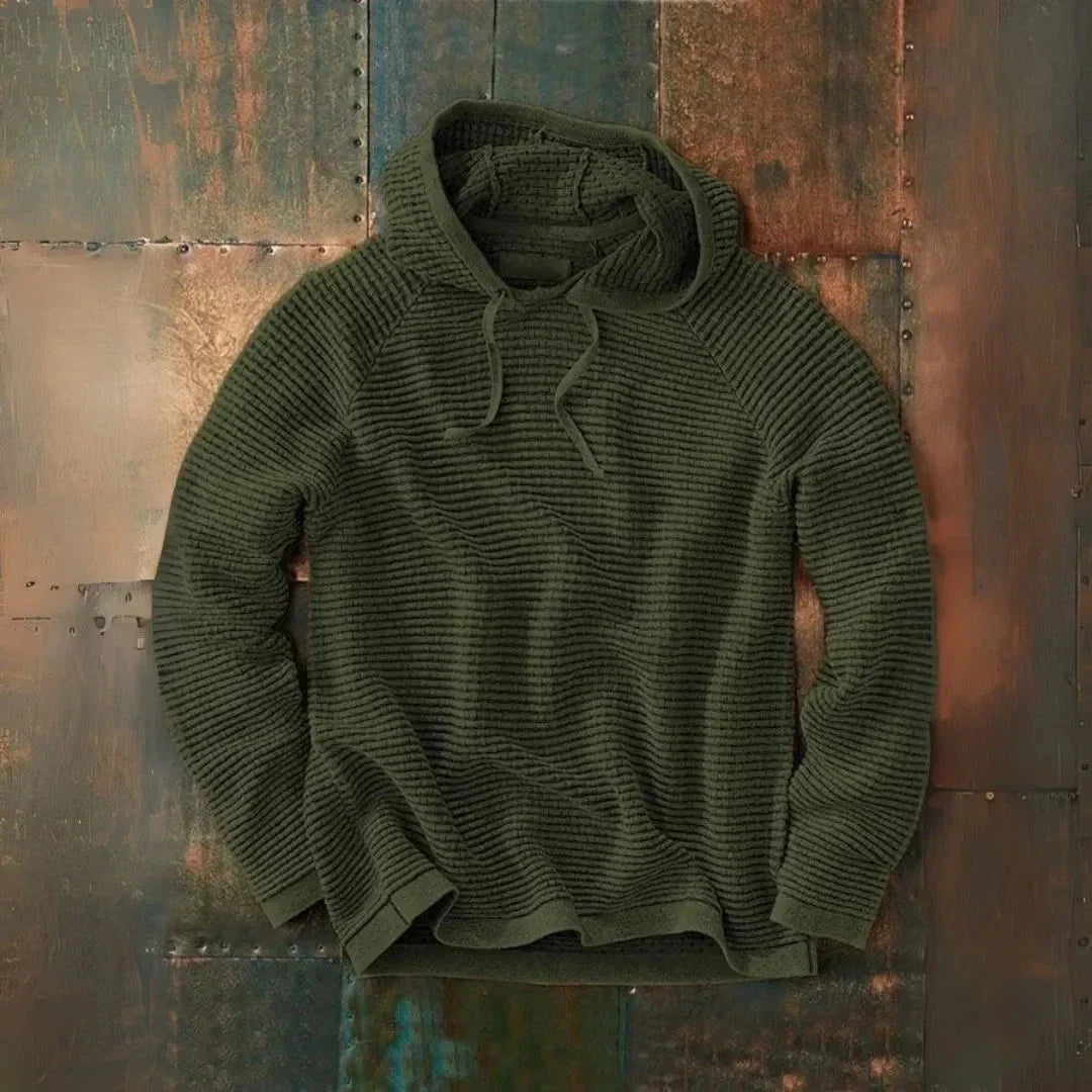 Ronan Knit Hooded Pullover