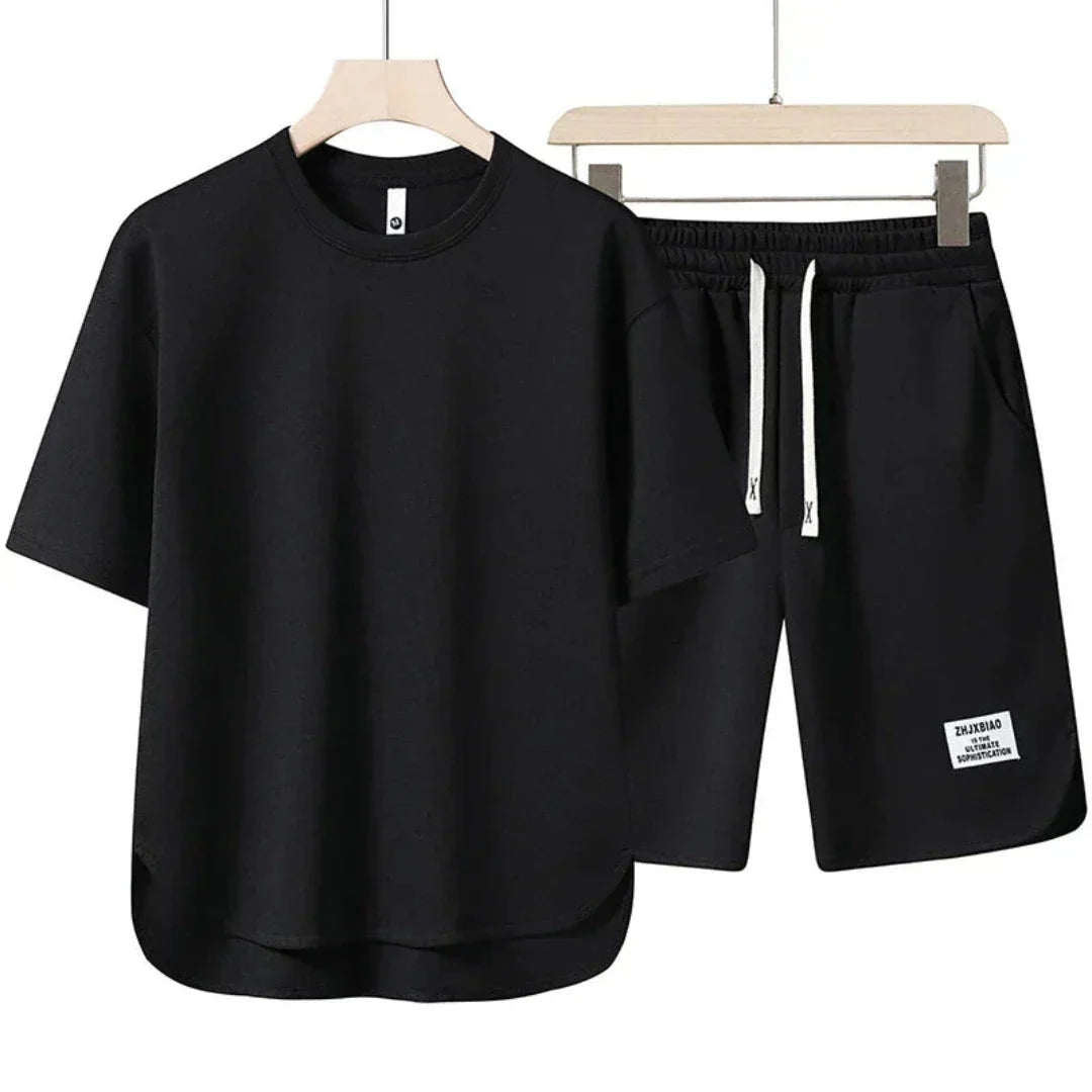 Ryder Casual Summer Co Ord Set With Oversized Tee And Drawstring Shorts For Women