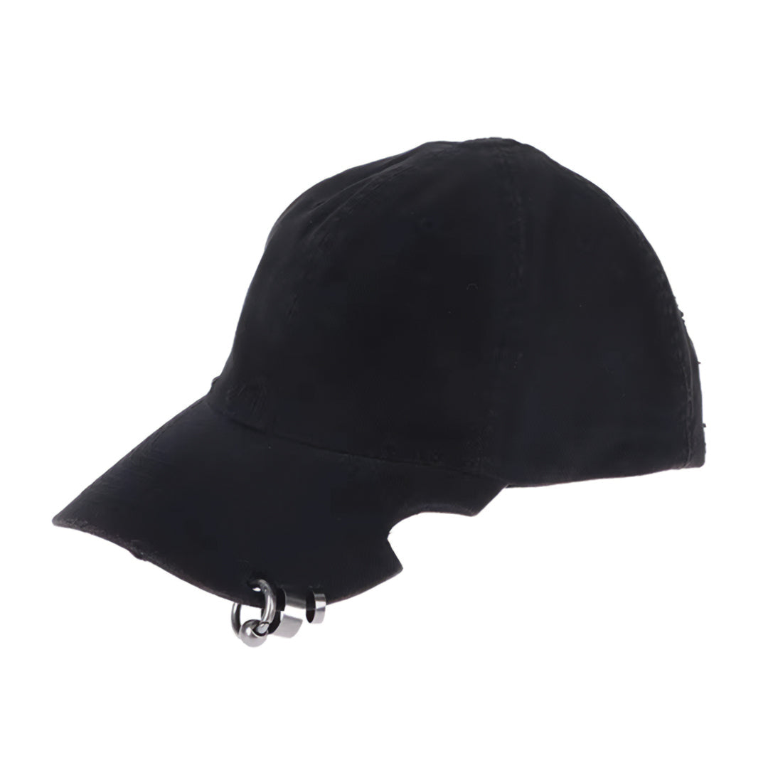 Pierced Baseball Cap - TrendAura