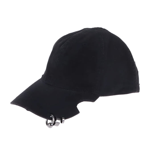 Pierced Baseball Cap - TrendAura