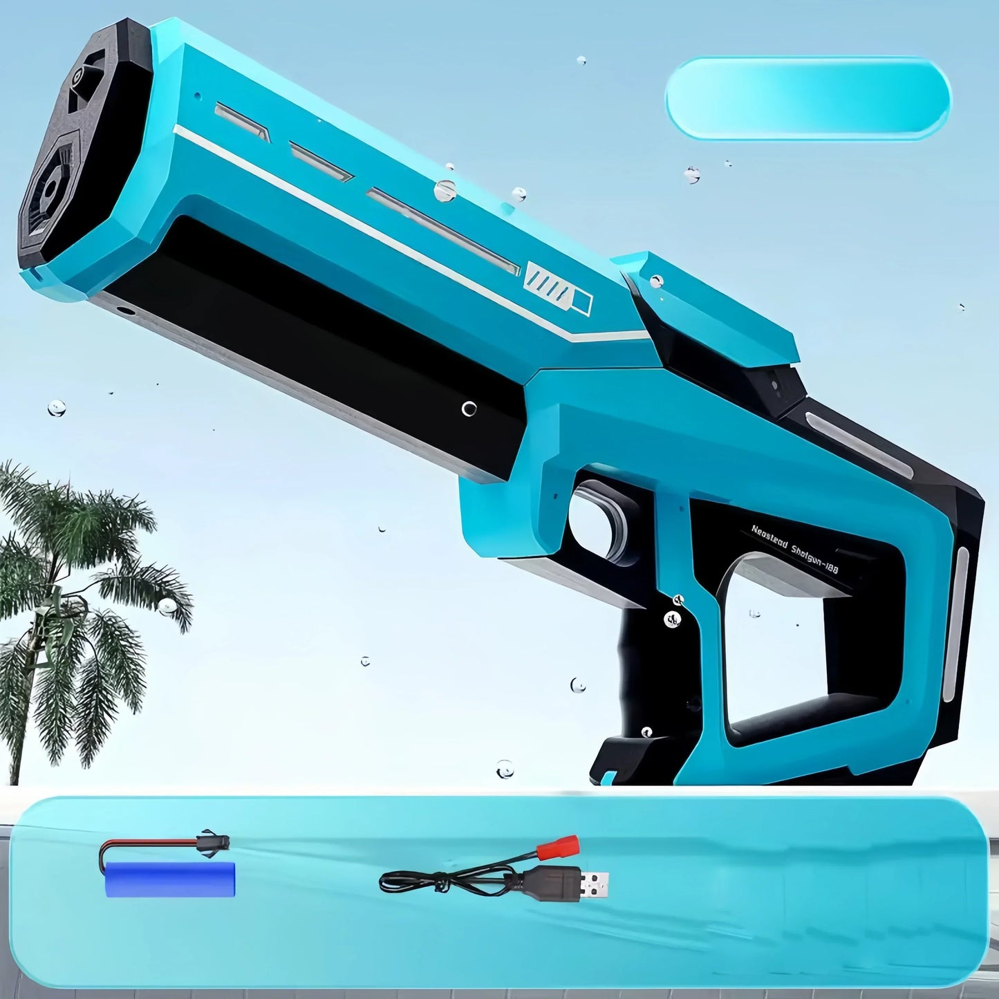 SplashBlaster - Electric water gun with battery