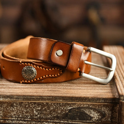 Distressed Leather Belt